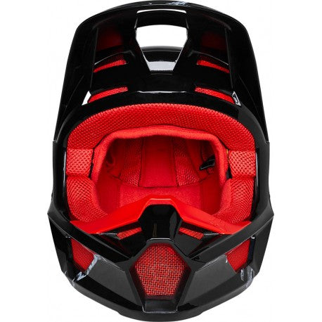 FOX Casco Moto V1 Karrera Ece Negro/Rojo - Rideshop