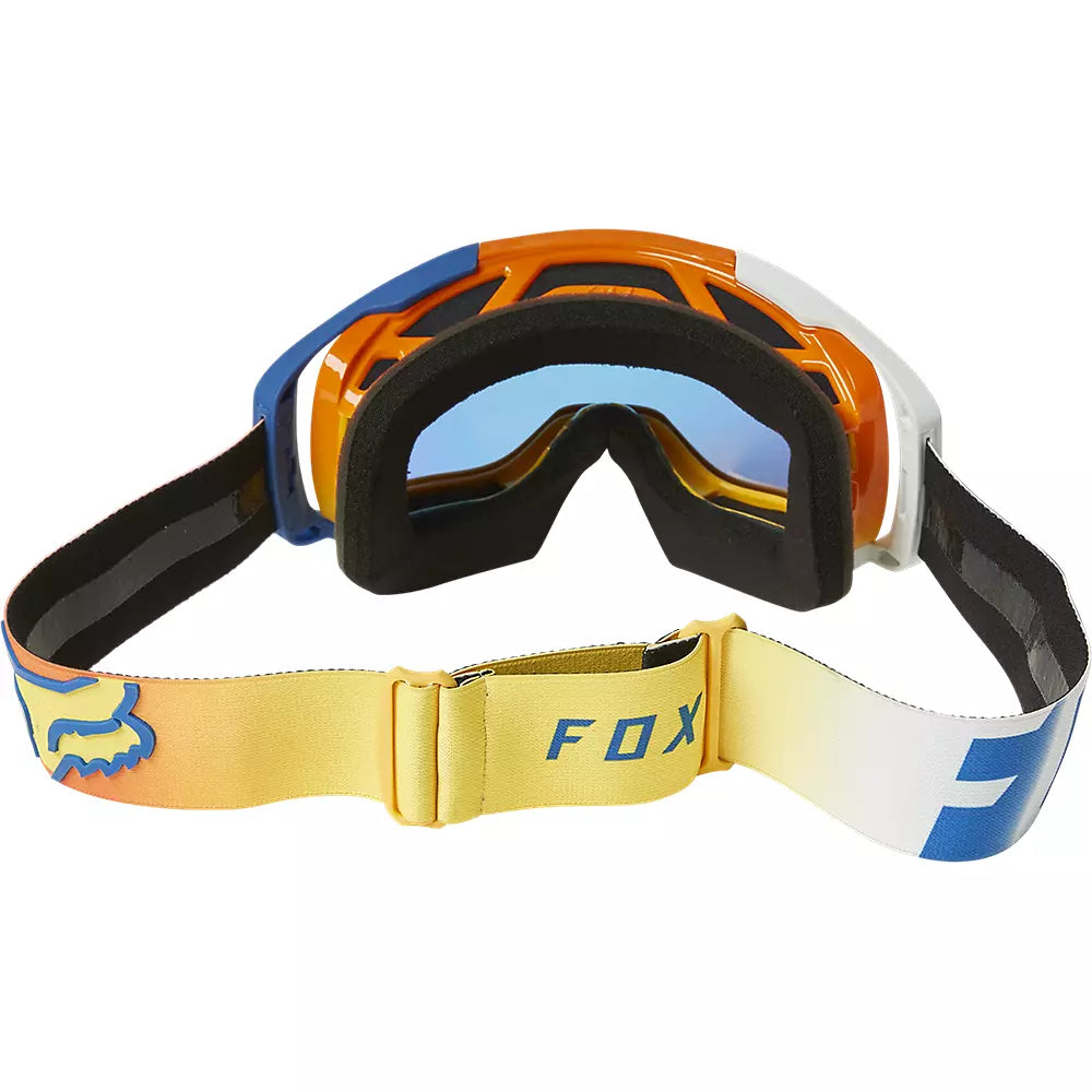 FOX Antiparras Moto Airspace RKANE Blanco/Naranjo - Rideshop