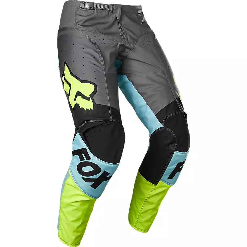 FOX Pantalon Moto 180 Trice Gris/Amarillo - Rideshop