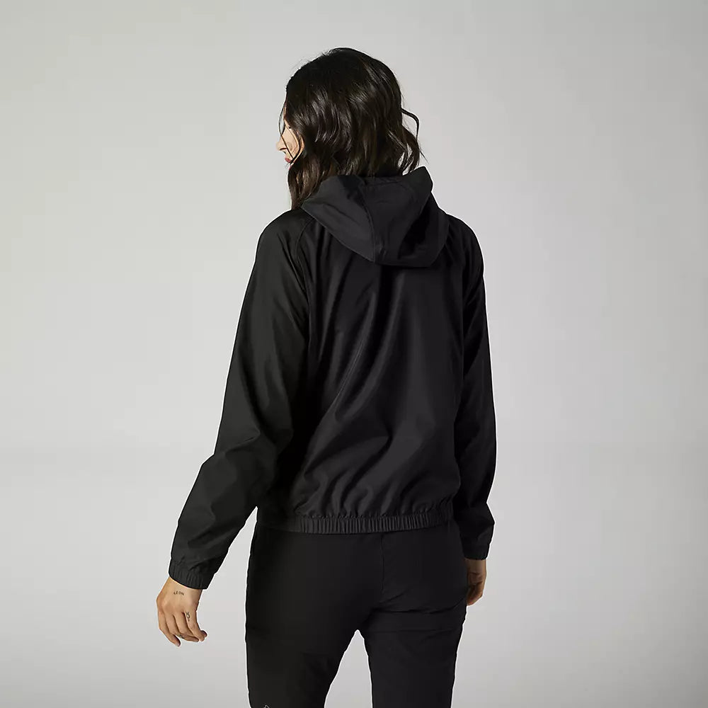 FOX Chaqueta Cortavientos Lifestyle Mujer Rally Negro - Rideshop