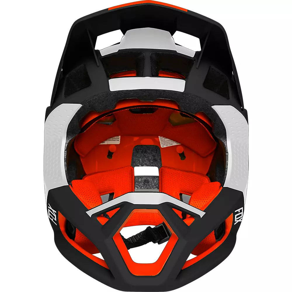 FOX Casco Bicicleta Proframe Blocked Negro/Naranjo - Rideshop