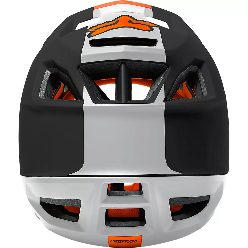 FOX Casco Bicicleta Proframe Blocked Negro/Naranjo - Rideshop