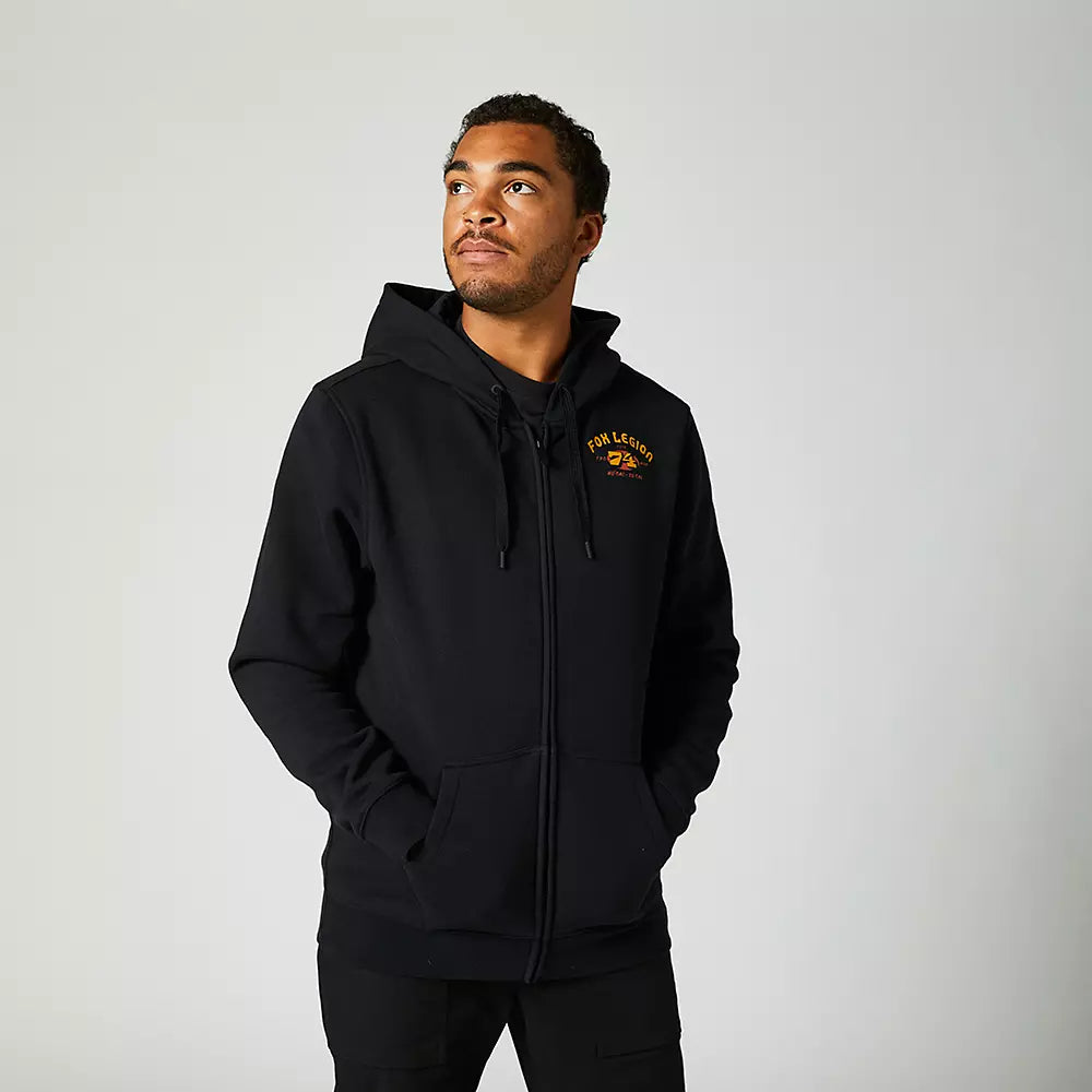 FOX Poleron Lifestyle At Bay Zip Negro - Rideshop