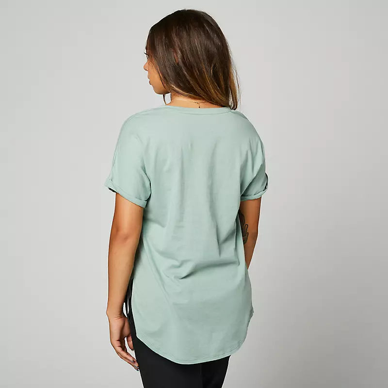 FOX Polera Lifestyle Mujer Boundary Verde Agua - Rideshop