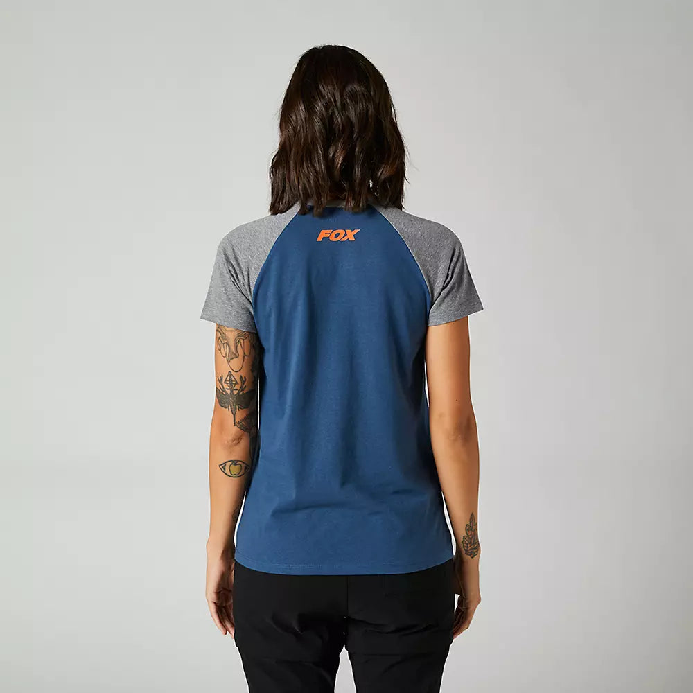 FOX Polera Lifestyle Karrera Raglan Azul - Rideshop