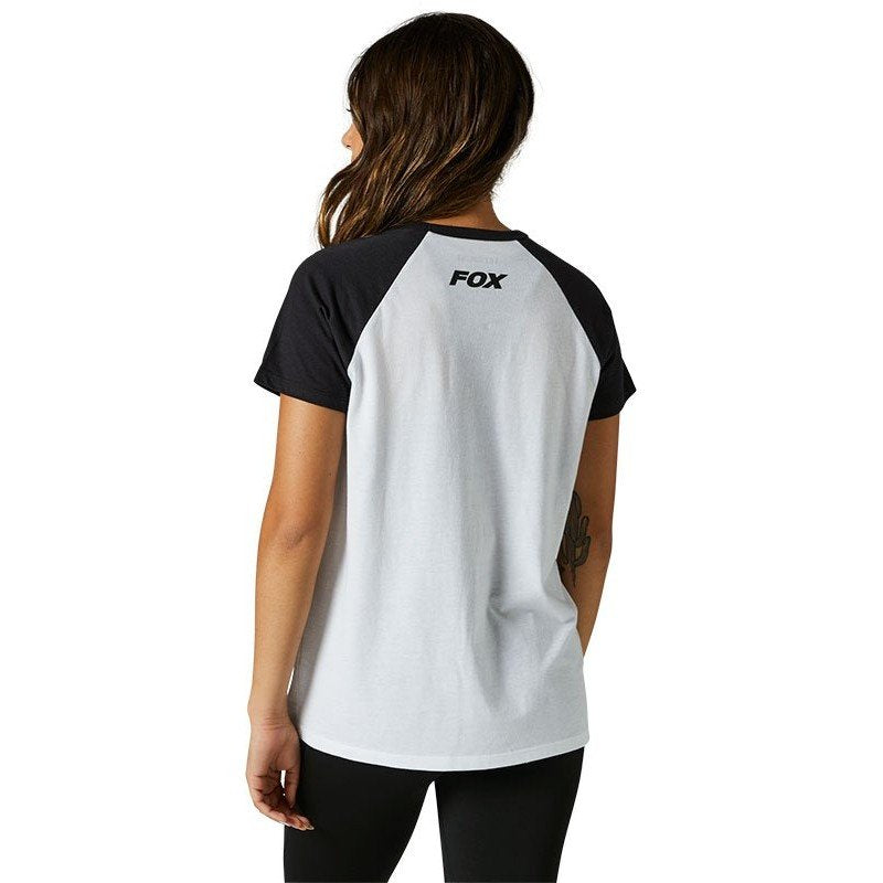 FOX Polera Lifestyle Karrera Raglan Blanco - Rideshop