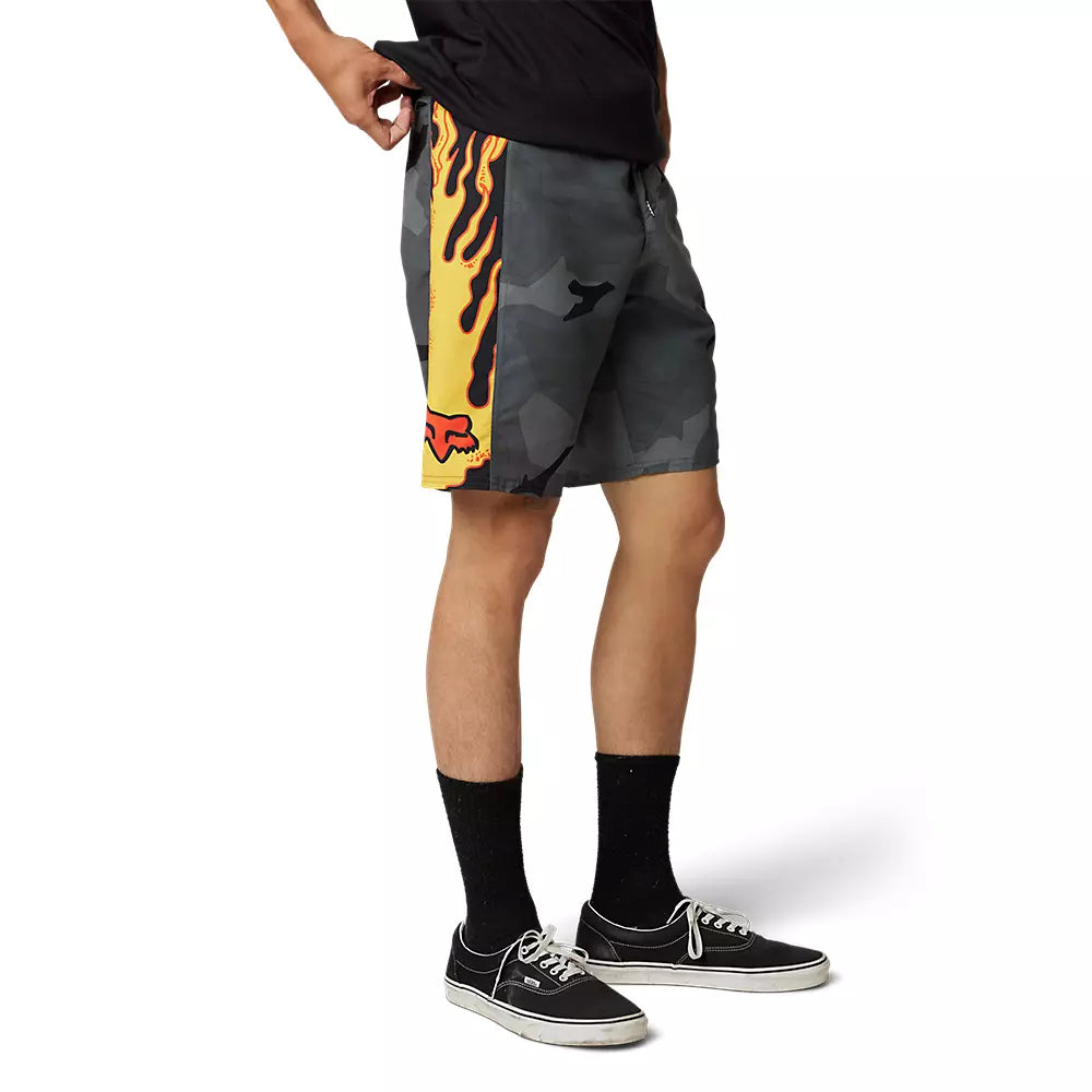 FOX Traje de Baño Lifestyle Parkerboss 20" Camo Negro-Rideshop