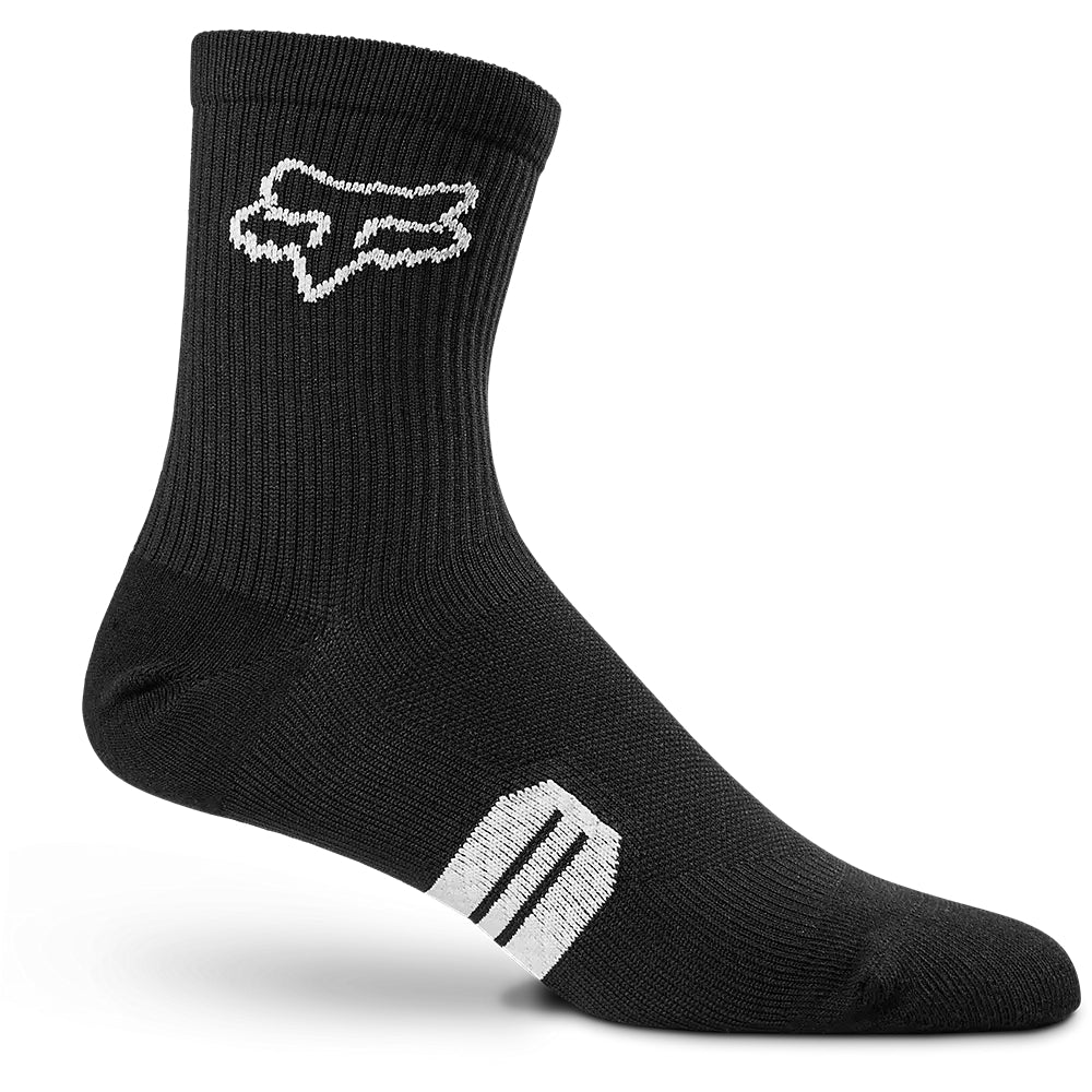 FOX Calcetines Bicicleta Mujer Ranger Black 6" Pack 3 Unidades Negro-Rideshop
