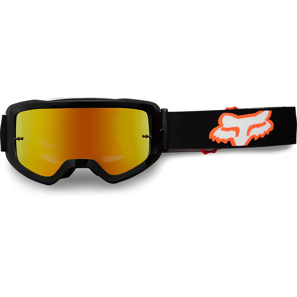 FOX Antiparras Moto Main Stray Espejo Negro/Naranjo - Rideshop