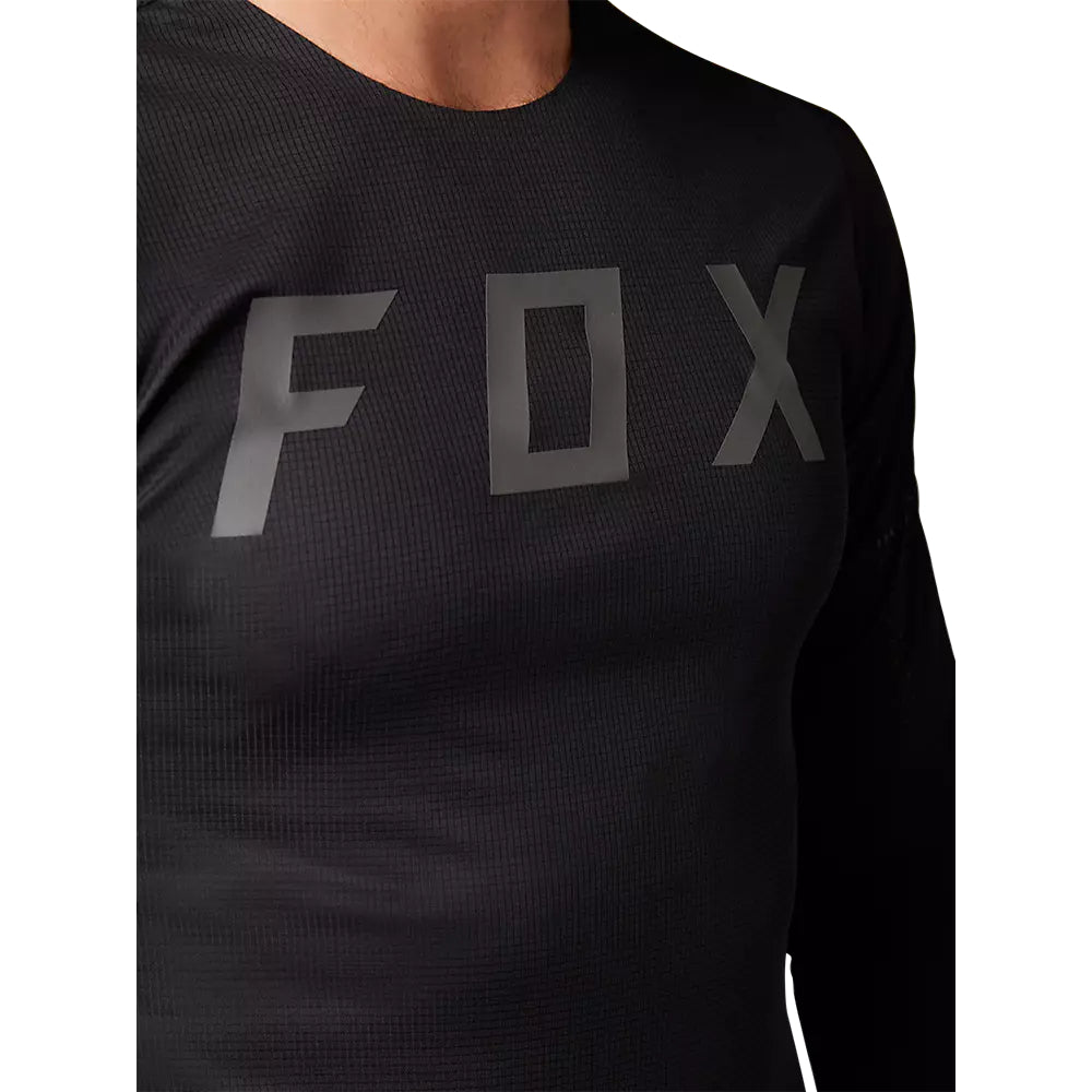 FOX Polera Bicicleta Flexair Pro Manga Larga Negro - Rideshop
