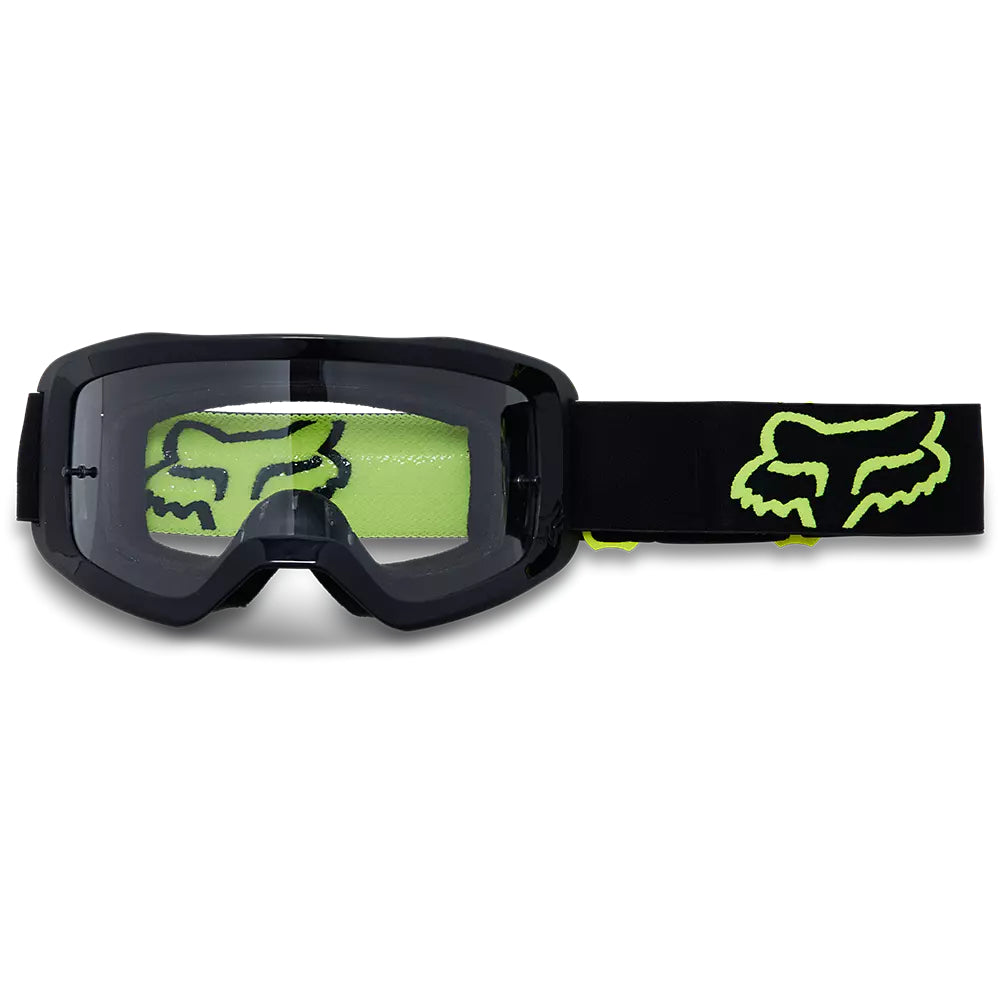 FOX Antiparras Moto Main Stray Negro/Amarillo - Rideshop