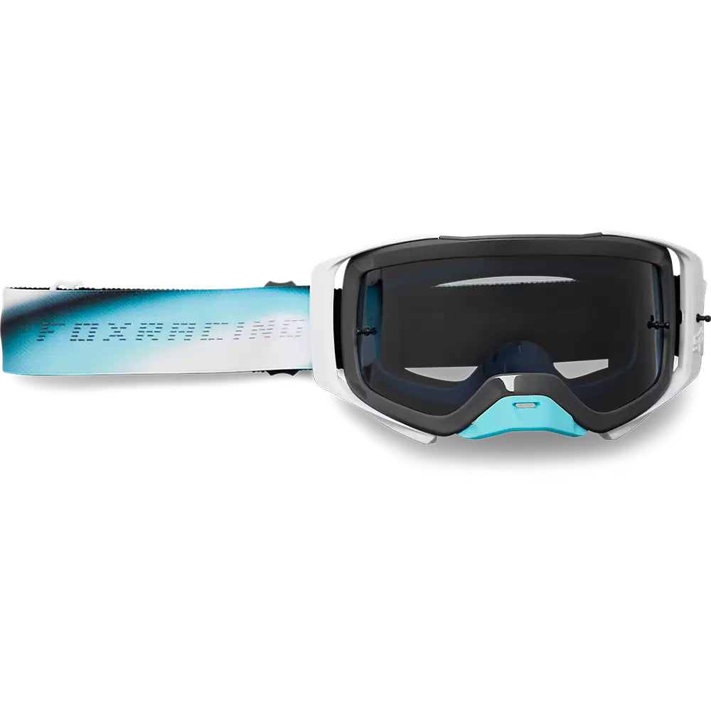 FOX Antiparras Moto Airspace FGMNT Blanco/Celeste - Rideshop