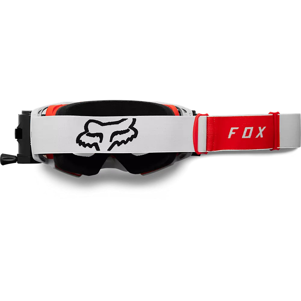 FOX Antiparras Moto Airspace Stray Roll Off Rojo/Gris - Rideshop