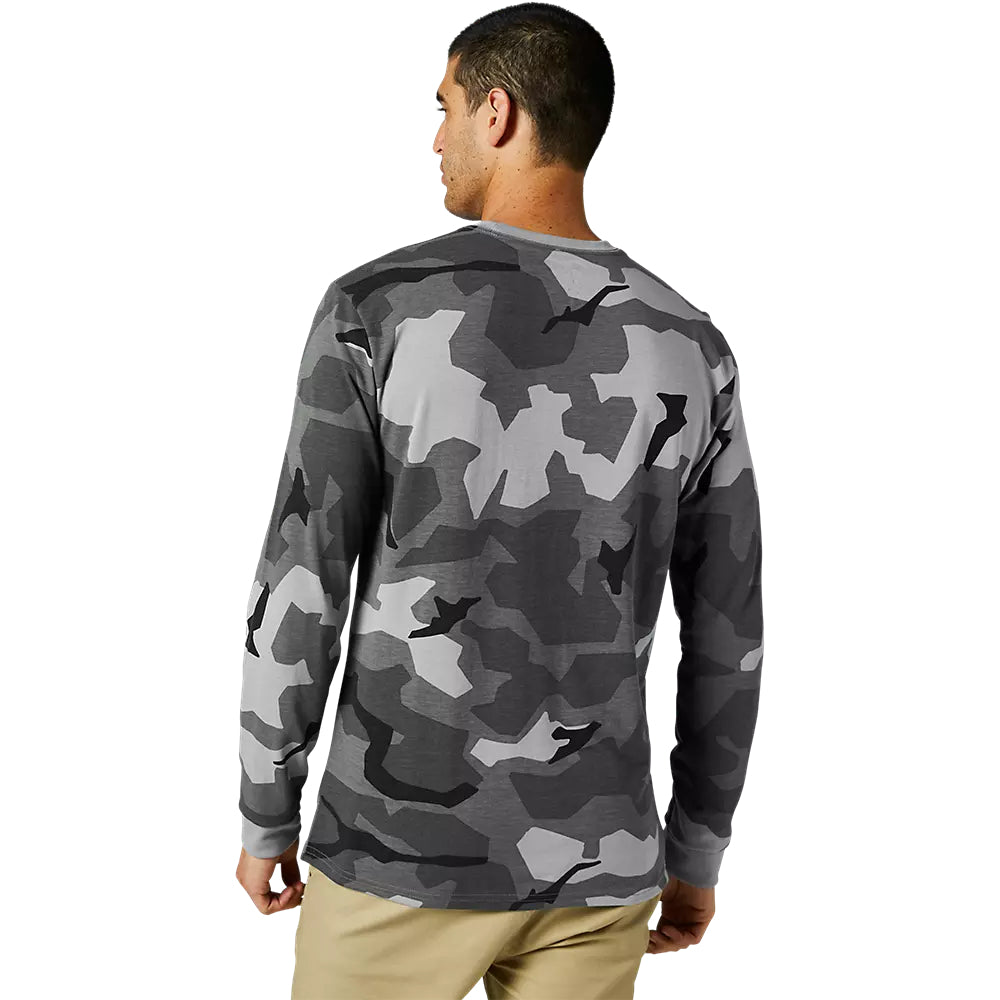 FOX Polera Lifestyle BKNR Manga Larga Camo Negro - Rideshop