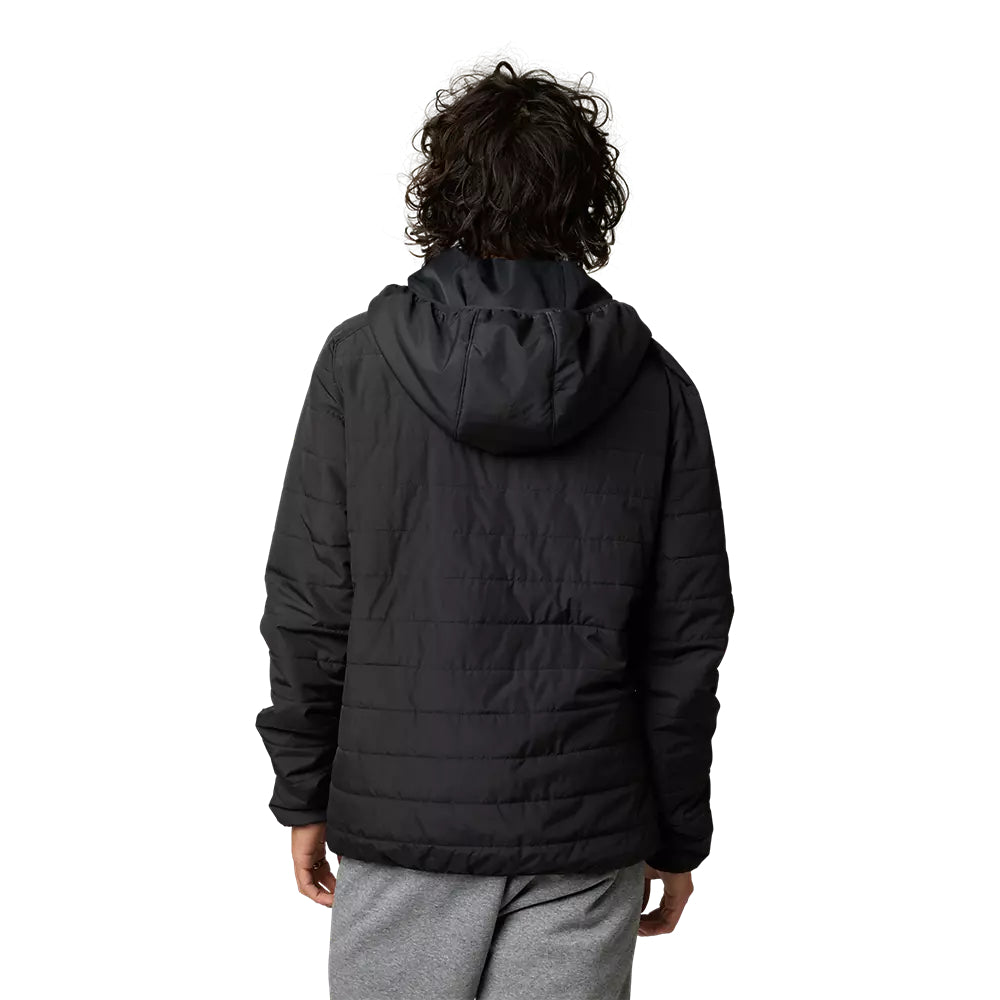 FOX Chaqueta Lifestyle Howell Hooded Puffy Negro - Rideshop