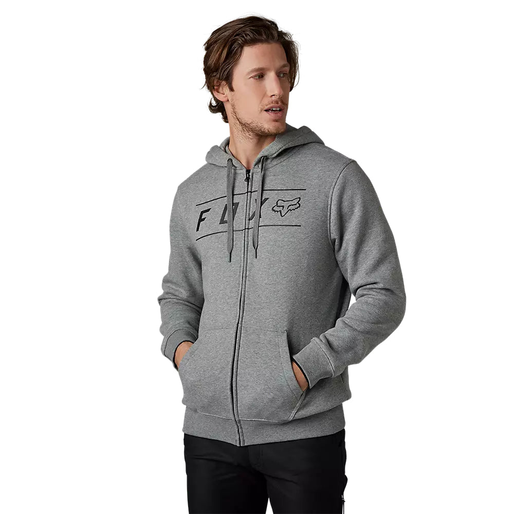 FOX Poleron Lifestyle Pinnacle con Cierre Gris - Rideshop