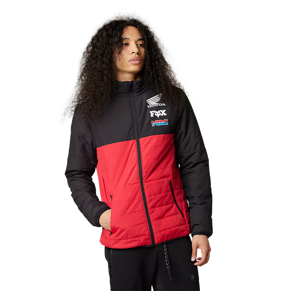 FOX Chaqueta Lifestyle Honda Howell Puffy Rojo/Negro - Rideshop