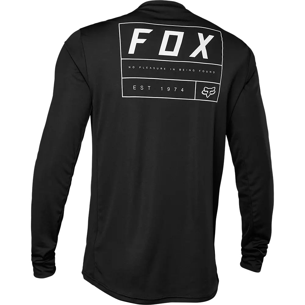 FOX Polera Bicicleta Ranger Swath Manga Larga Negro - Rideshop