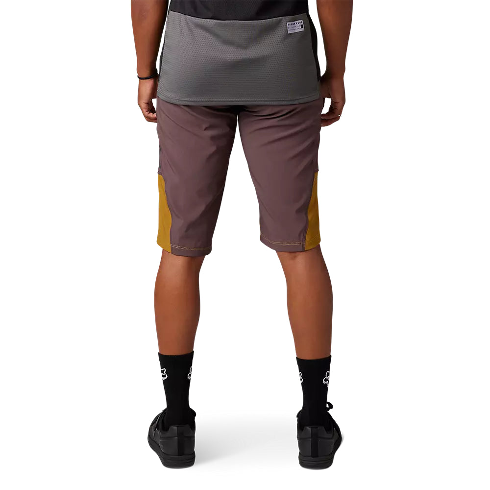 FOX Short Bicicleta Mujer Defend Morado/Beige - Rideshop