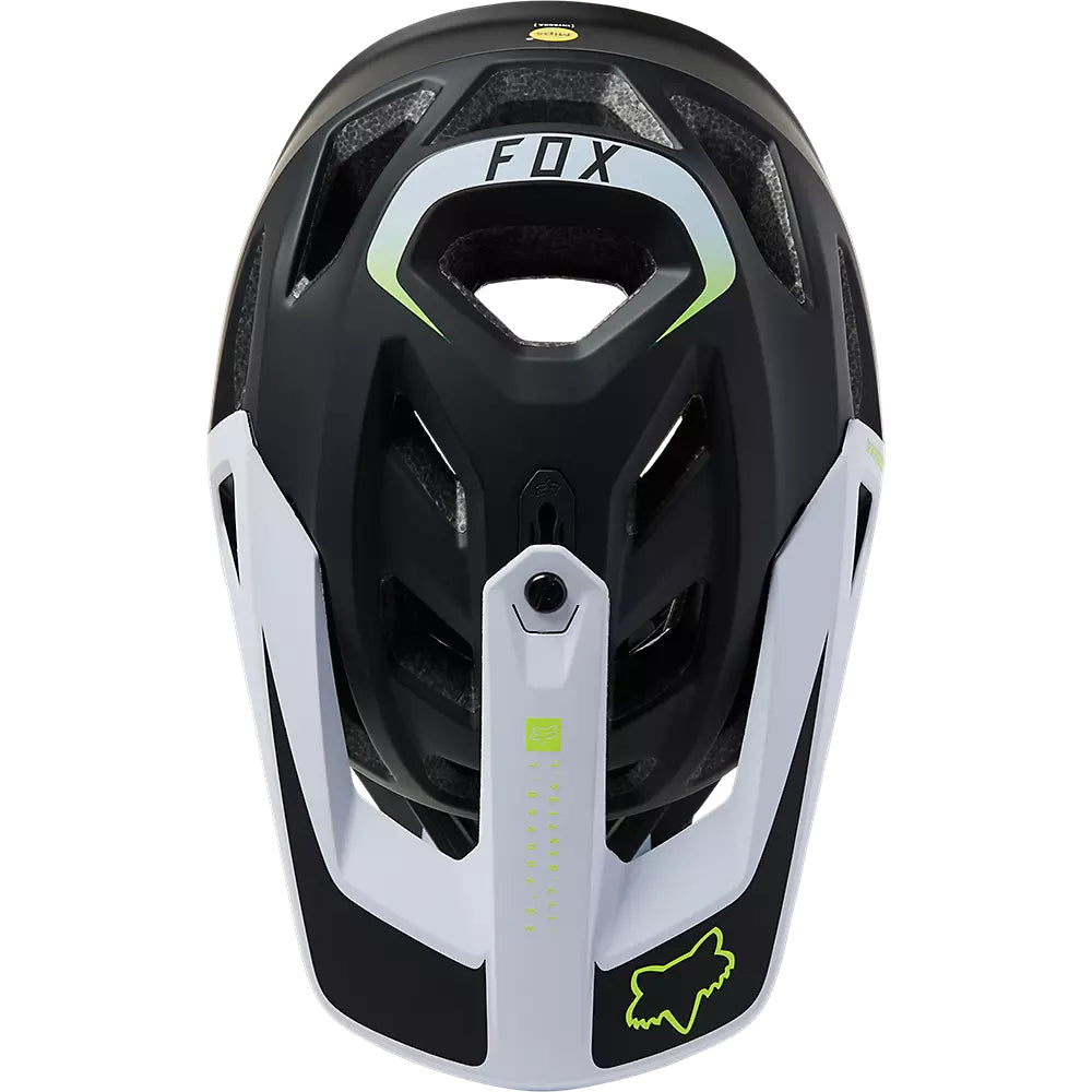FOX Casco Bicicleta Proframe RS SUMYT Negro/Amarillo/Blanco - Rideshop