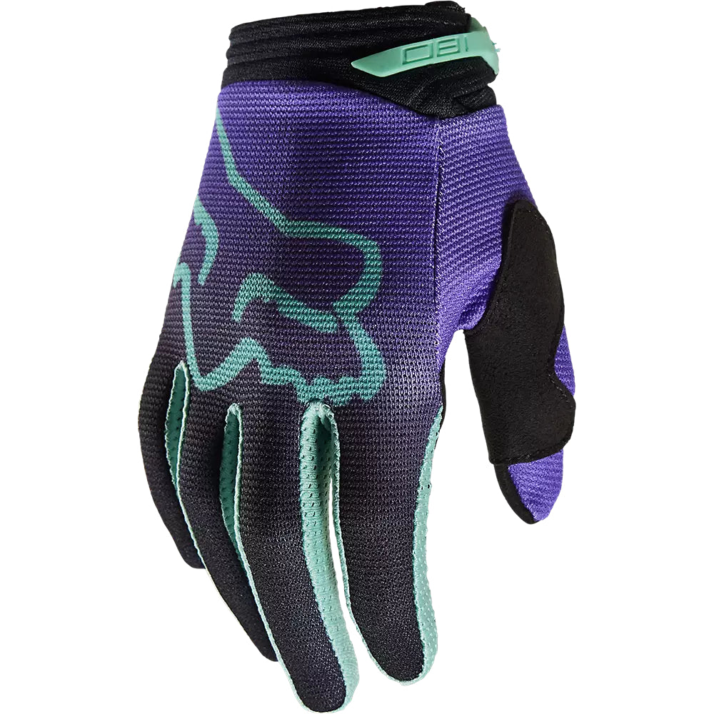 FOX Guantes Moto Niño 180 Toxsyk Negro/Morado - Rideshop