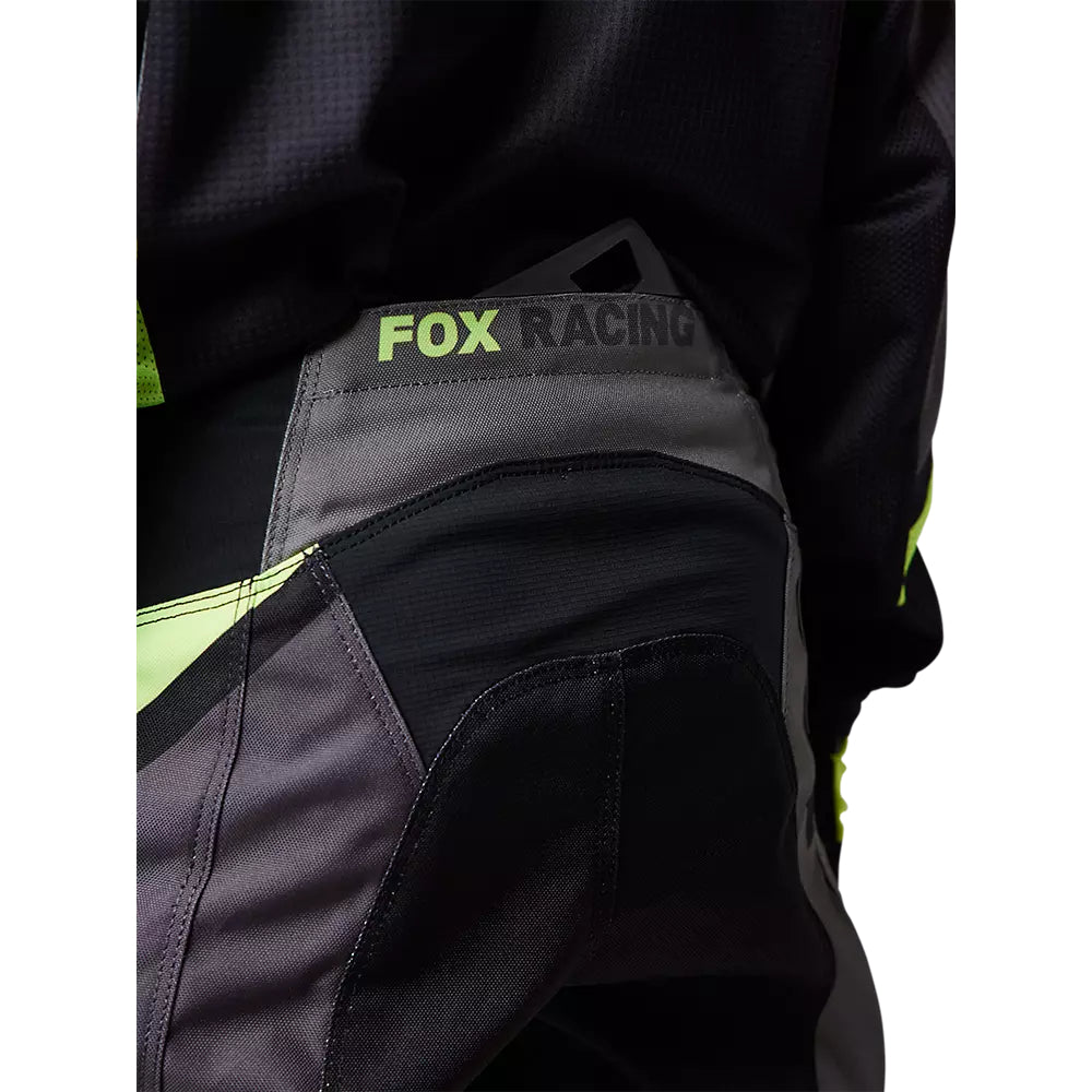 FOX Pantalon Moto Niño Xpozr Negro/Amarillo - Rideshop