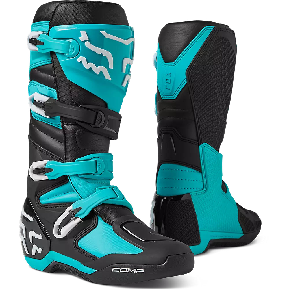 FOX Botas Moto Comp Celeste - Rideshop