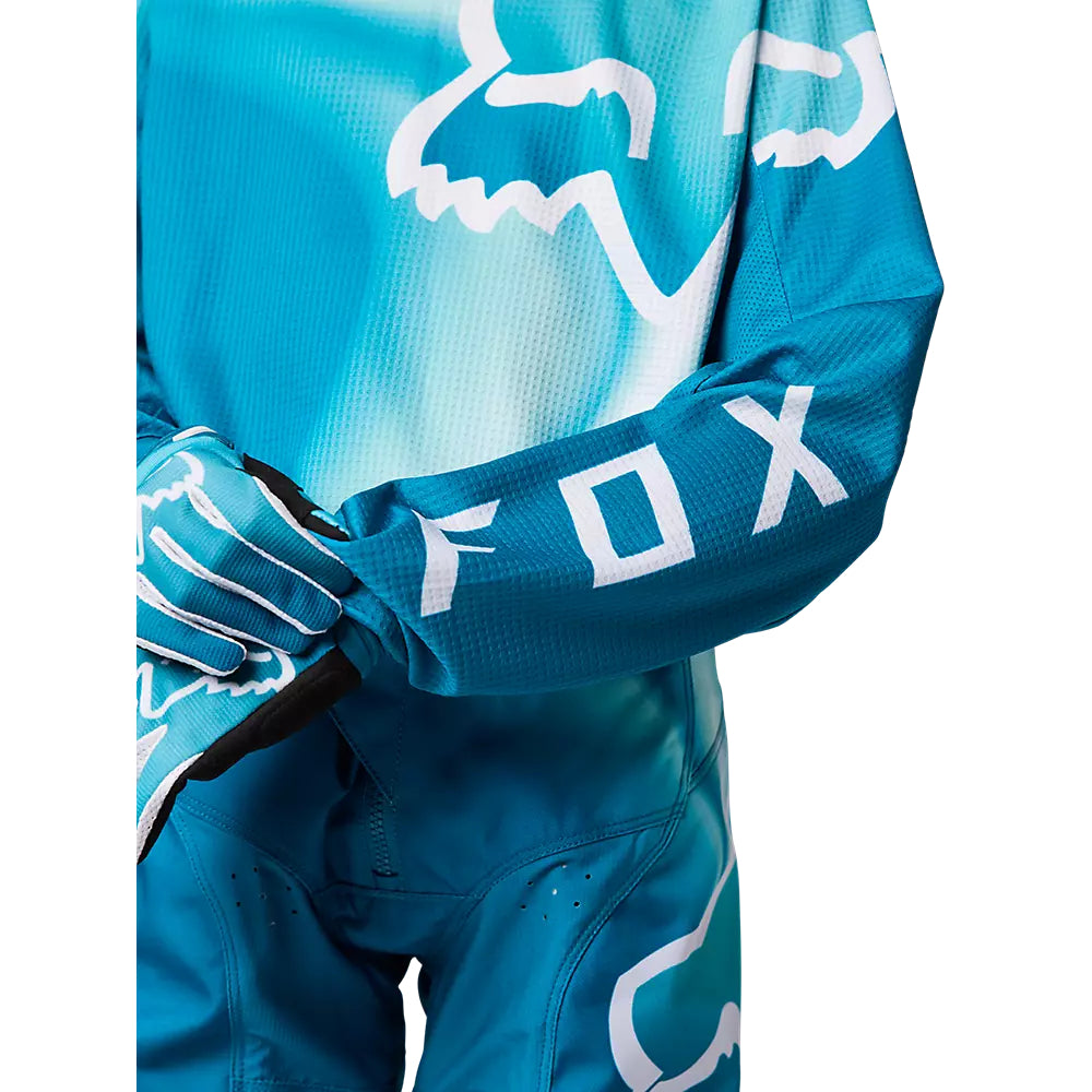 FOX Polera Moto Niña 180 Toxsyk Celeste - Rideshop