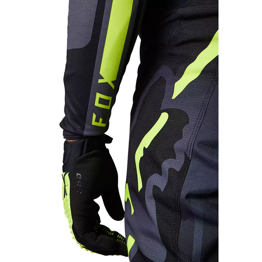 FOX Polera Moto 360 Vizen Negro/Amarillo - Rideshop