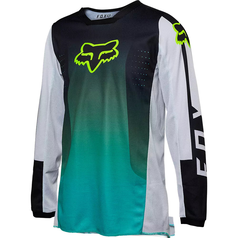 FOX Polera Moto Infantil 180 Leed Celeste - Rideshop
