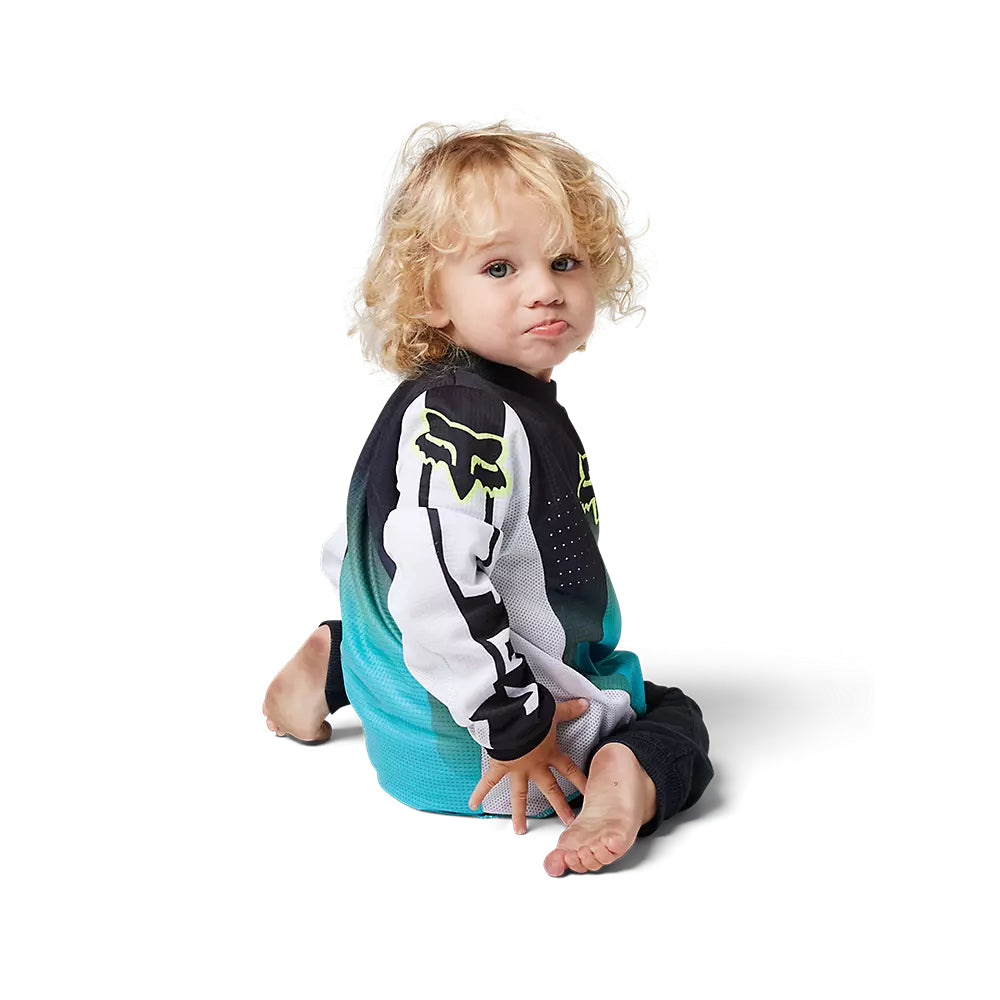 FOX Polera Moto Infantil 180 Leed Celeste - Rideshop