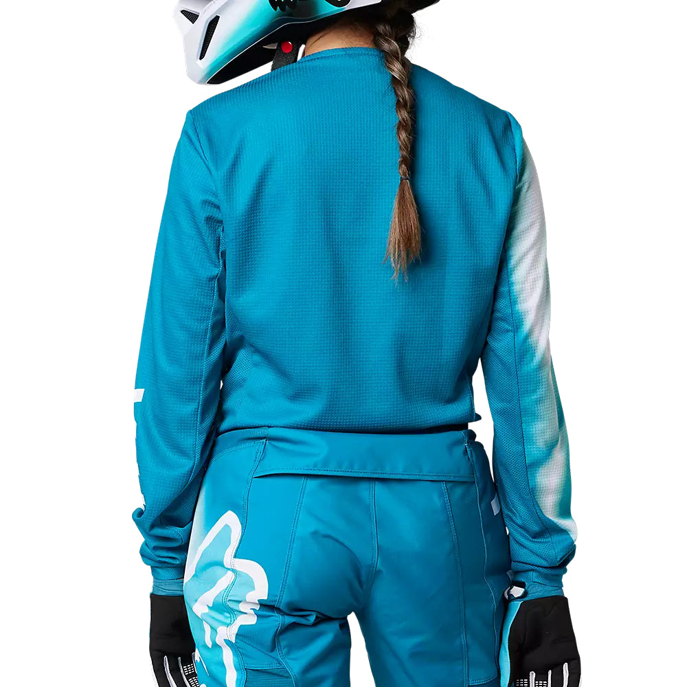 FOX Polera Moto Mujer 180 Toxsyk Celeste - Rideshop