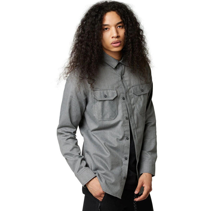 FOX Camisa Lifestyle Assembly Line Gris - Rideshop