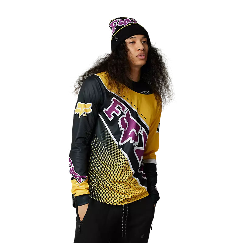 FOX Polera Lifestyle Manga Larga Burm Amarillo - Rideshop