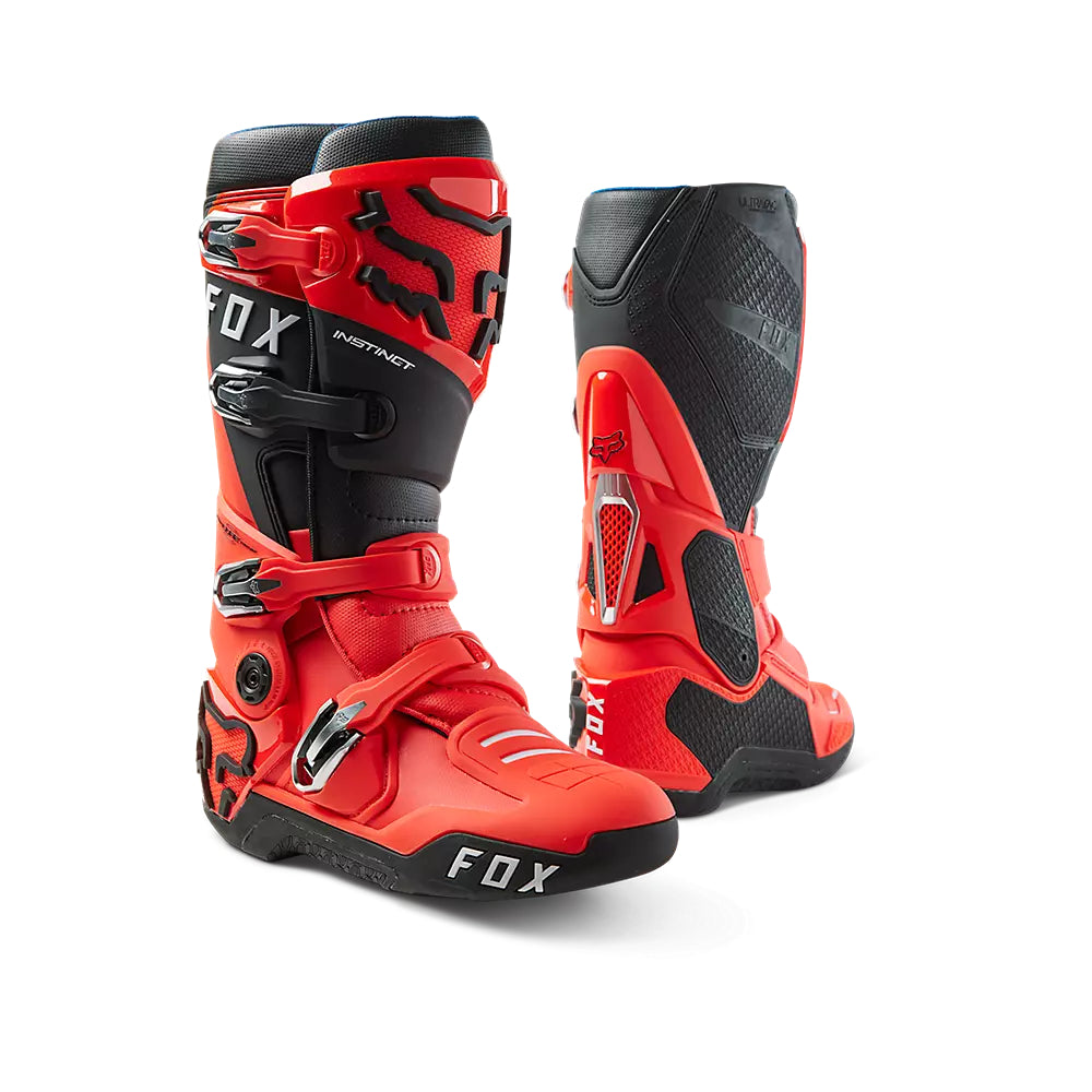 FOX Botas Moto Instinct Rojo - Rideshop
