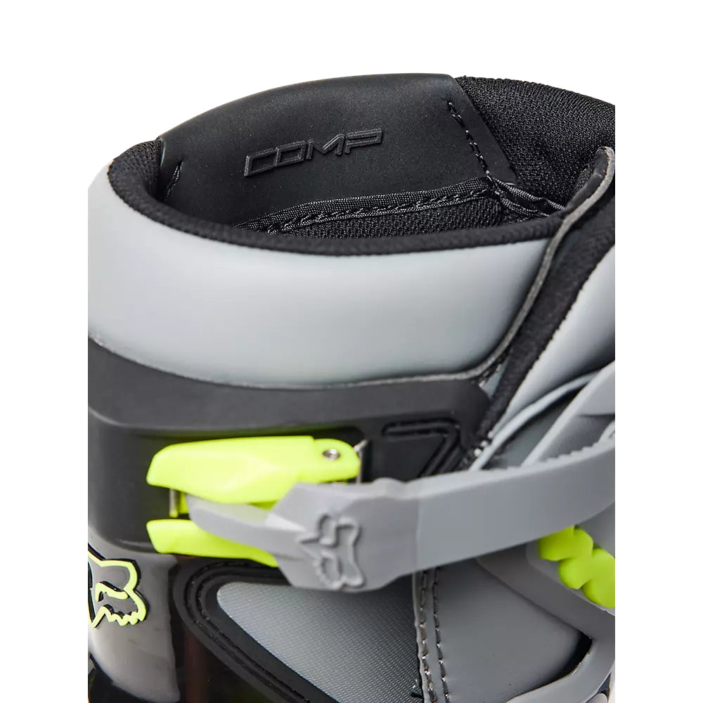 FOX Botas Moto Niño Comp Gris - Rideshop