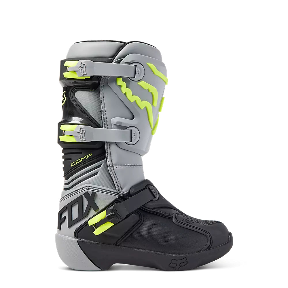 FOX Botas Moto Niño Comp Gris - Rideshop