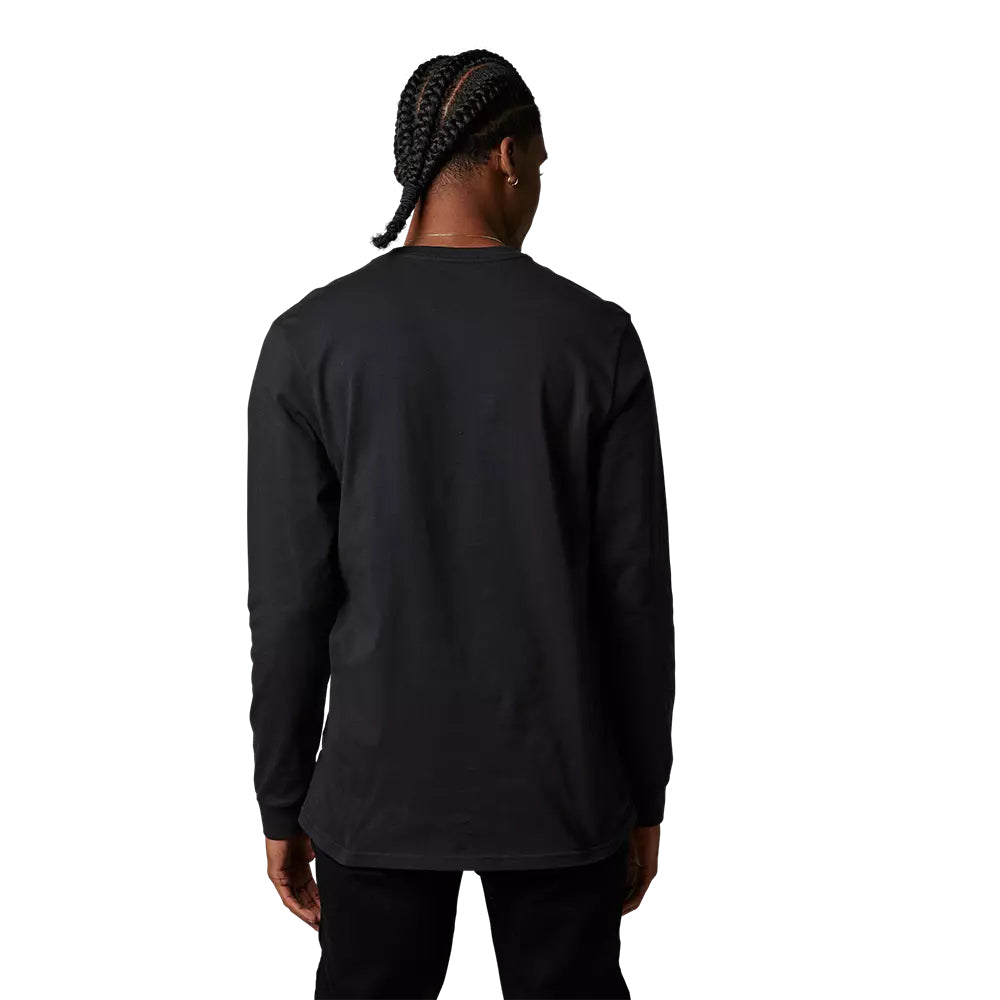 FOX Polera Lifestyle Manga Larga Pinnacle Premium Negro - Rideshop