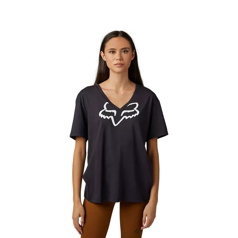 FOX Polera Lifestyle Mujer Boundary Manga Corta Negro - Rideshop