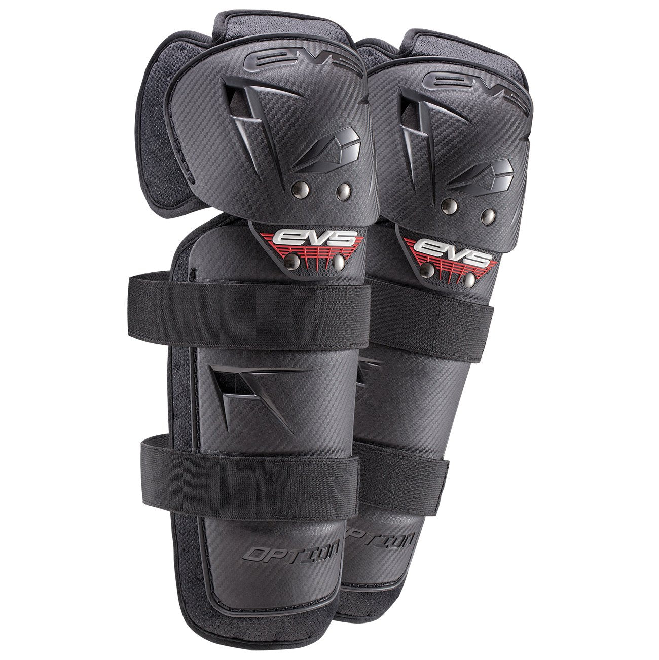Rodilleras de Moto Option Black EVS - Rideshop