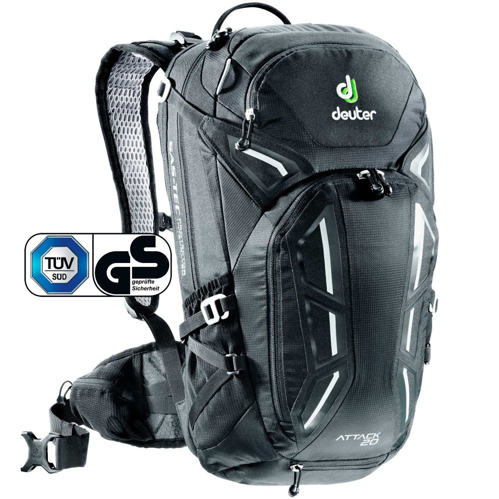 Deuter Mochila Attack 20 Black - Rideshop