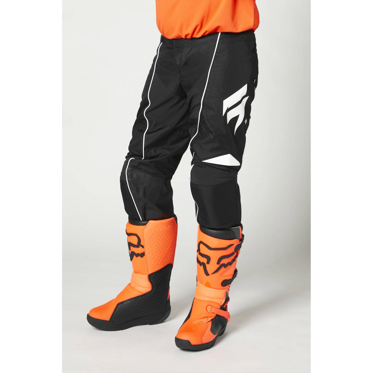 Pantalon Moto Whit3 Label Rokr Negro/Blanco Shift - Rideshop