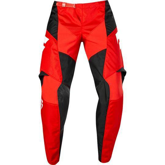 Pantalon Moto White York Rojo Shift - Rideshop