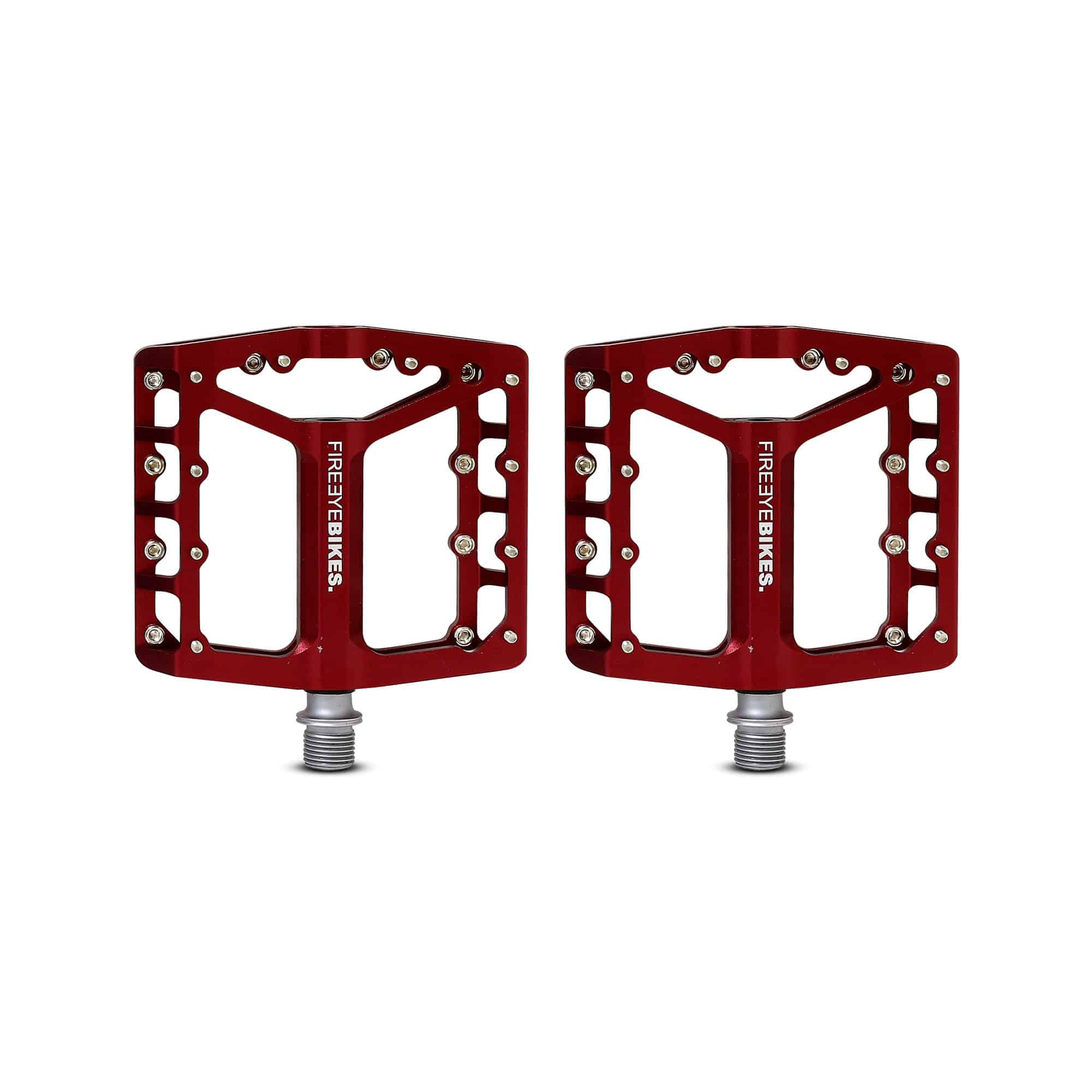 PEDAL FIRE EYE BROIL ALUMINIO ROJO - Rideshop