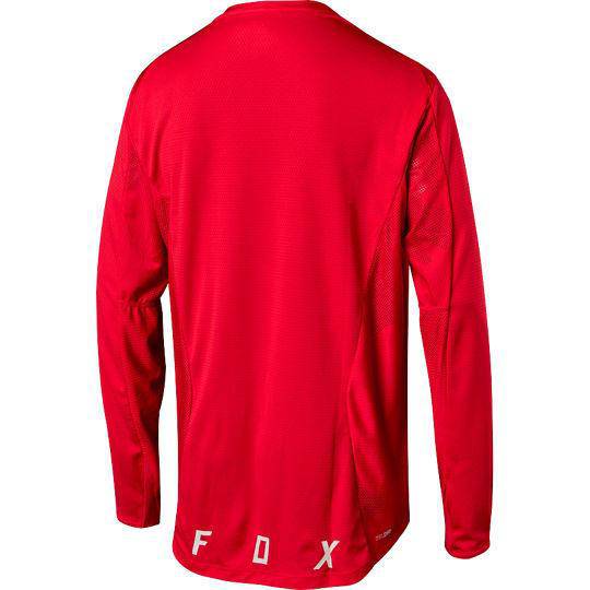 Polera Bicicleta Demo Camo Burn Rojo Fox Racing. - Rideshop