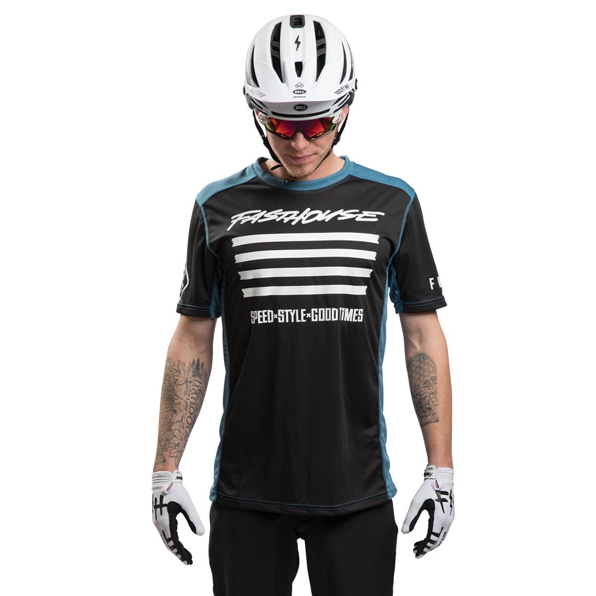 Polera De Bicicleta Fastline Slash Ss Black FastHouse - Rideshop