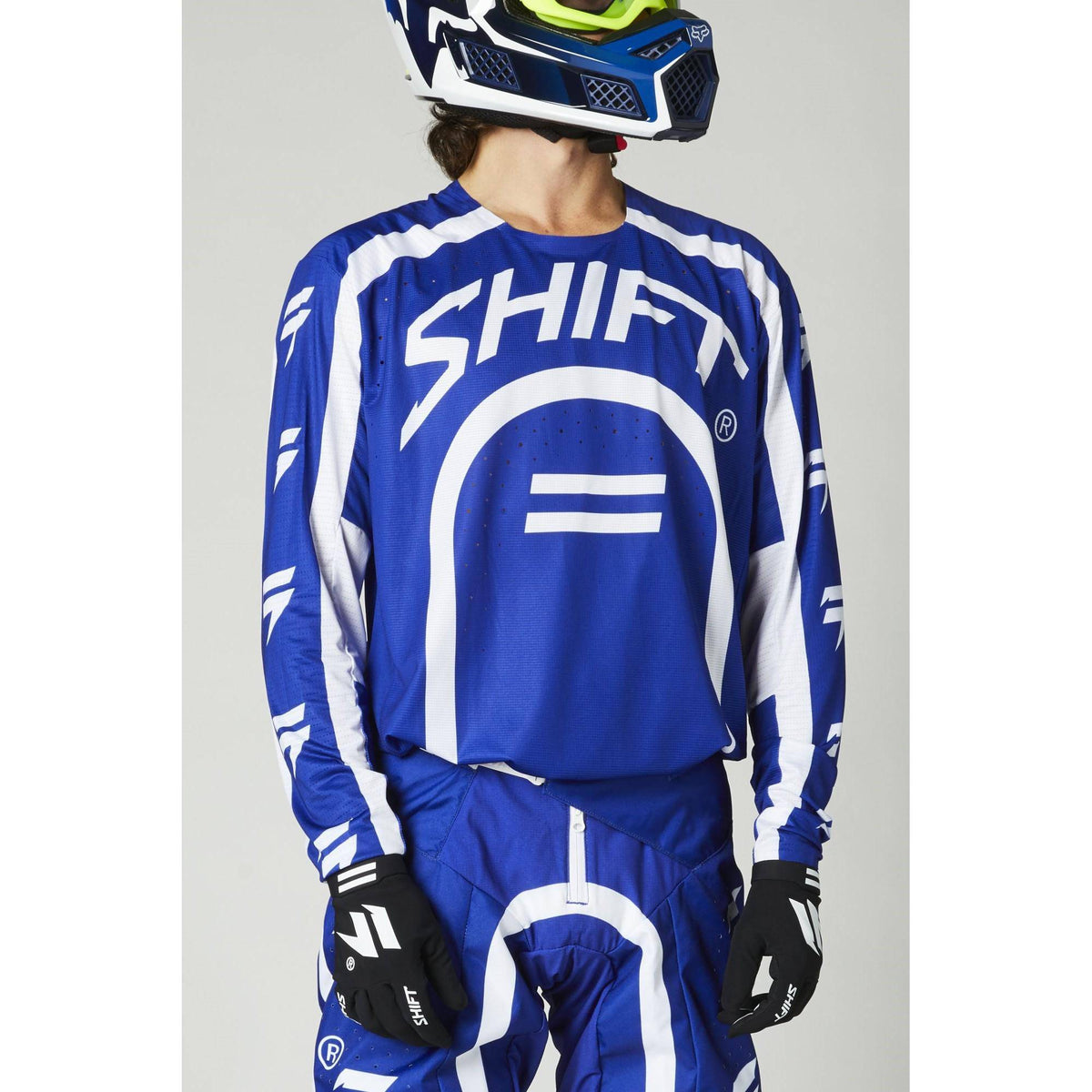 Polera Moto 3Lack Label Curv Azul Shift - Rideshop