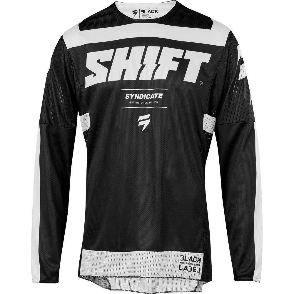 Polera Moto Black Strike Negro Shift. - Rideshop