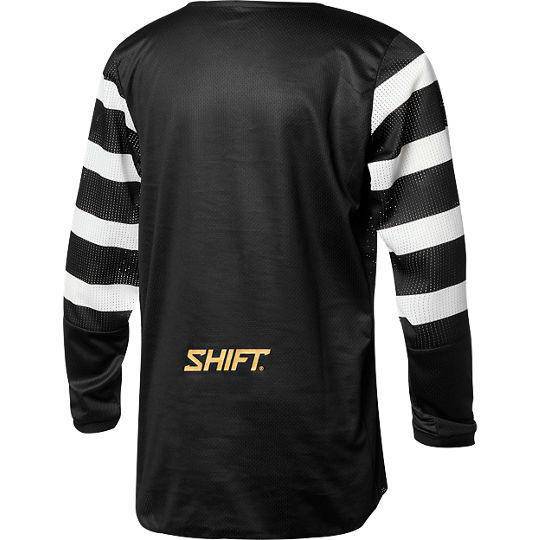 Polera Moto Niño Black Caballero X Lab Negro Shift. - Rideshop