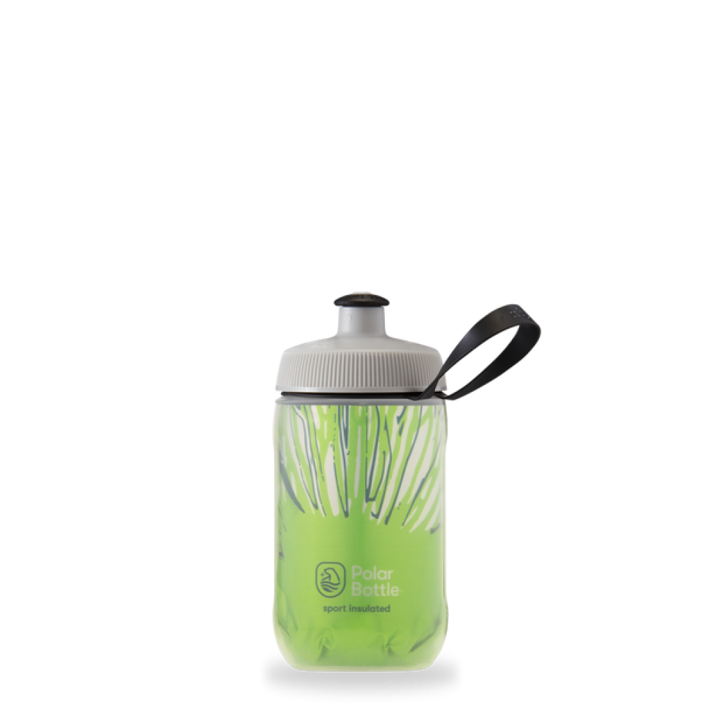 Polar Bottle Botella Kid'S Insulated Fireworks Cyber Lime - Rideshop